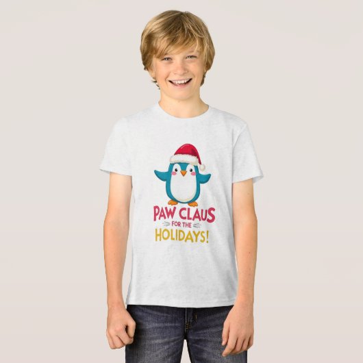 Penguin Cheer Tri-Blend Shirt (Voorkant volledig)