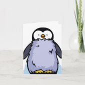 Penguin Chick Big Wenskaart Kaart (Voorkant)