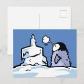 Penguin Chick Birthday Post Card Briefkaart (Voorkant / Achterkant)