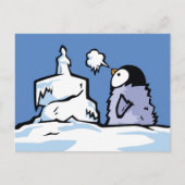 Penguin Chick Birthday Post Card Briefkaart (Voorkant)
