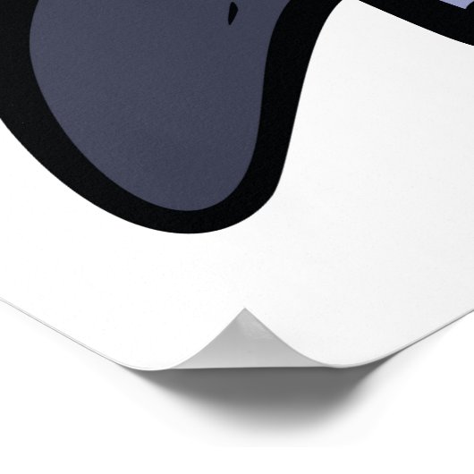 Penguin Chick Close Up Poster (Hoek)