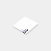 Penguin Chick die post-it nota's kijkt Post-it® Notes (Schuin)