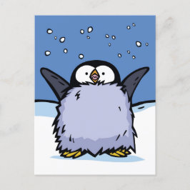 Penguin Chick Happy Post Card Briefkaart