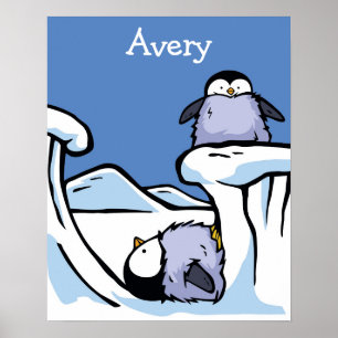 Penguin Chick Slide Poster