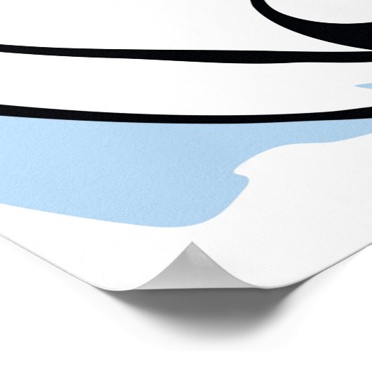 Penguin Chick Slide Poster (Hoek)