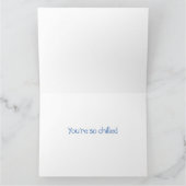 Penguin Chick Snow Deep Wenskaart Kaart (Binnen)