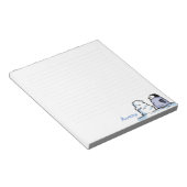 Penguin Chick Snow Note Pad Notitieblok (Schuin)