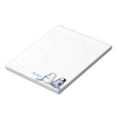 Penguin Chick Snow Note Pad Notitieblok (Linkerzijde)
