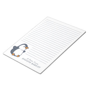 Penguin Children's Personal Briefpapier Notitieblo Notitieblok