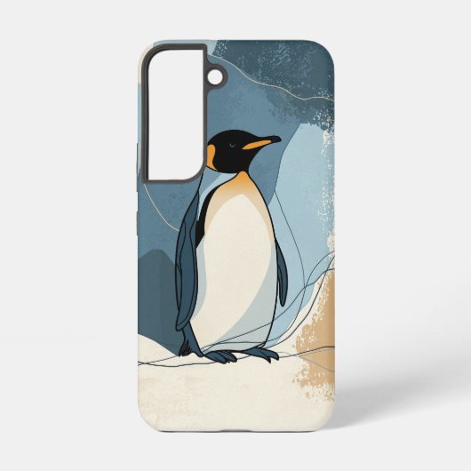 Penguin Chill Peaks telefoonhoesje Samsung Galaxy Hoesje (Achterkant)