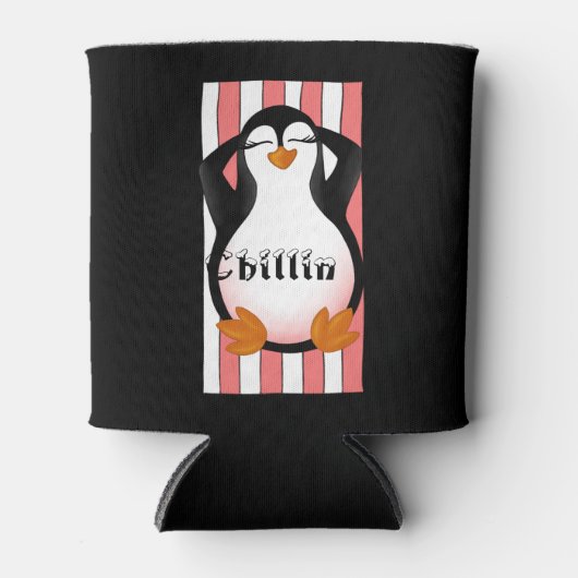 Penguin Chillin Blikjeskoeler (Voorkant)