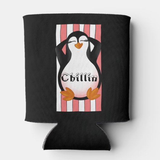 Penguin Chillin Blikjeskoeler (Achterkant)