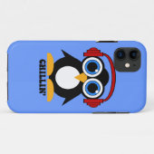penguin chillin'' Case-Mate iPhone case (Achterkant (horizontaal))