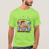 Penguin Choir die het meest waarschijnlijk kerstli T-shirt (Voorkant)