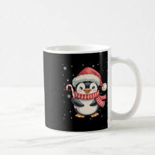 Penguin Christmas Candy Cane Santa Hat Grappige Ke Koffiemok