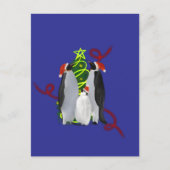 Penguin Christmas Feestdagenkaart (Voorkant)