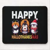 Penguin Christmas Halloween Costume Happy Hallotha Muismat (Voorkant)