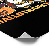 Penguin Christmas Halloween Costume Happy Hallotha Poster (Hoek)