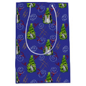 Penguin Christmas Medium Cadeauzakje (Voorkant)