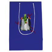 Penguin Christmas Medium Cadeauzakje (Achterkant)