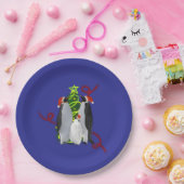 Penguin Christmas Papieren Bordje (Feest)