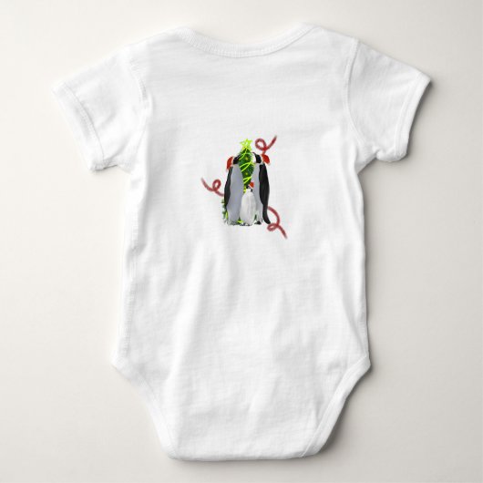Penguin Christmas Romper (Achterkant)