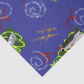 Penguin Christmas Tissuepapier (Detail)