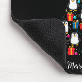 Penguin Christmas Tree Xmas Day Holiday Men & Muismat (Hoek)