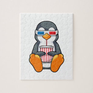 Penguin Cinema Glasses Drink bekertje Legpuzzel