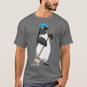 Penguin Cleaner Mop T-shirt