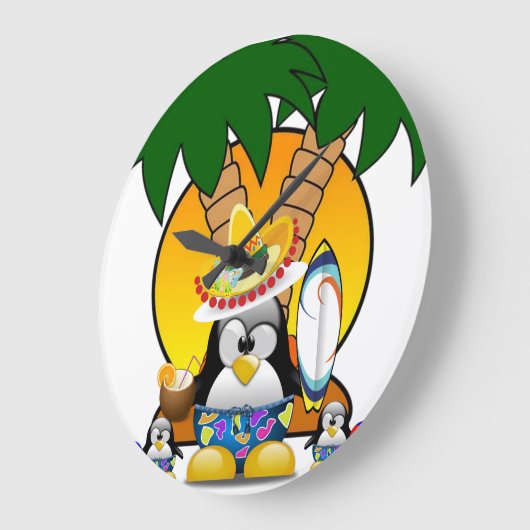 Penguin Clock Grote Klok (Hoek)