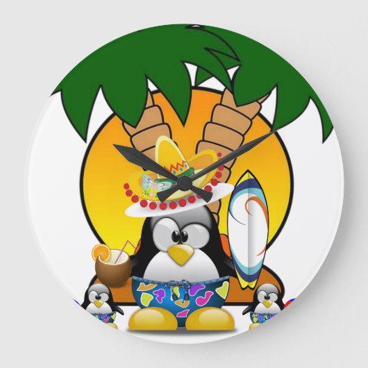 Penguin Clock Grote Klok (Voorkant)