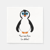 Penguin Cocktail paper servetten (Voorkant)