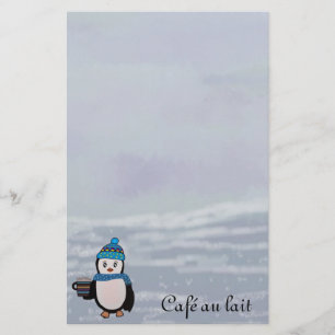 Penguin Coffee Break Stationery Briefpapier