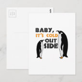 Penguin Cold Briefkaart (Voorkant / Achterkant)