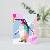 Penguin Color Geometric | Art Gift (Staand voorkant)