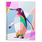 Penguin Color Geometric | Art Gift Notitieboek (Voorkant)