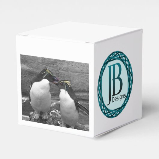 Penguin Colour Splash Bedankdoosjes (Voorkant Zijde)