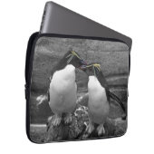 Penguin Colour Splash Laptop Sleeve (Voorkant Rechts)