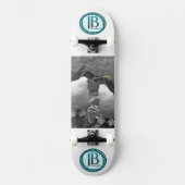 Penguin Colour Splash Persoonlijk Skateboard (Voorkant)