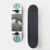 Penguin Colour Splash Persoonlijk Skateboard (Voorkant)