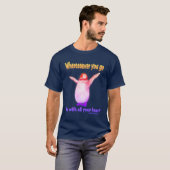 Penguin Confucius Inspirerend Quote T-shirt (Voorkant volledig)