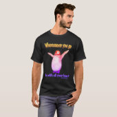 Penguin Confucius Inspirerend Quote T-shirt (Voorkant volledig)