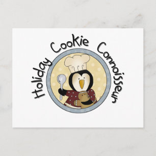 Penguin Cookie Connoisseur T-shirts en cadeautjes Briefkaart