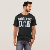 Penguin Coolste Papa Vaderdag Grappige Daddy T-shirt (Voorkant volledig)