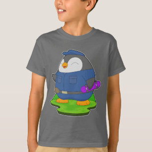 Penguin Cop Skateboard Politie T-shirt