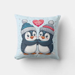 Penguin Couple Kussen