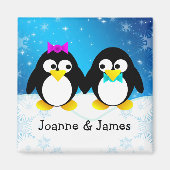 Penguin Couple Magneet (Voorkant)