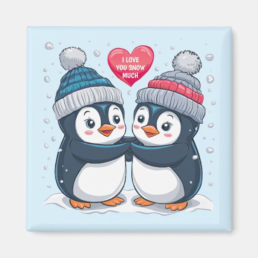 Penguin Couple Magneet (Voorkant)