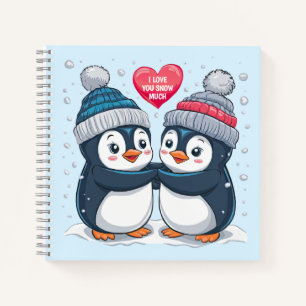 Penguin Couple Notitieboek